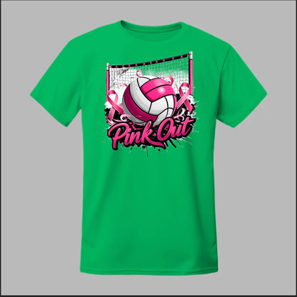 Pink Out Volleyball Tee