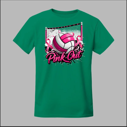 Pink Out Volleyball Tee