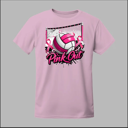 Pink Out Volleyball Tee
