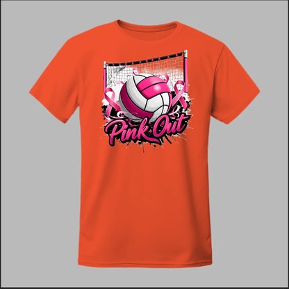 Pink Out Volleyball Tee