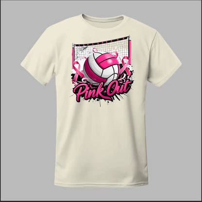 Pink Out Volleyball Tee