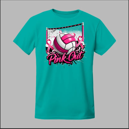 Pink Out Volleyball Tee