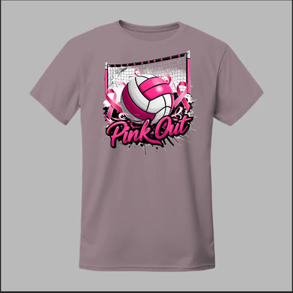 Pink Out Volleyball Tee