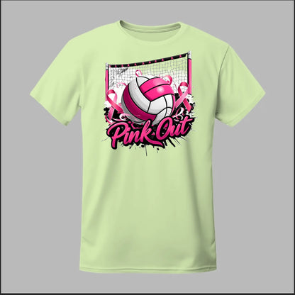 Pink Out Volleyball Tee