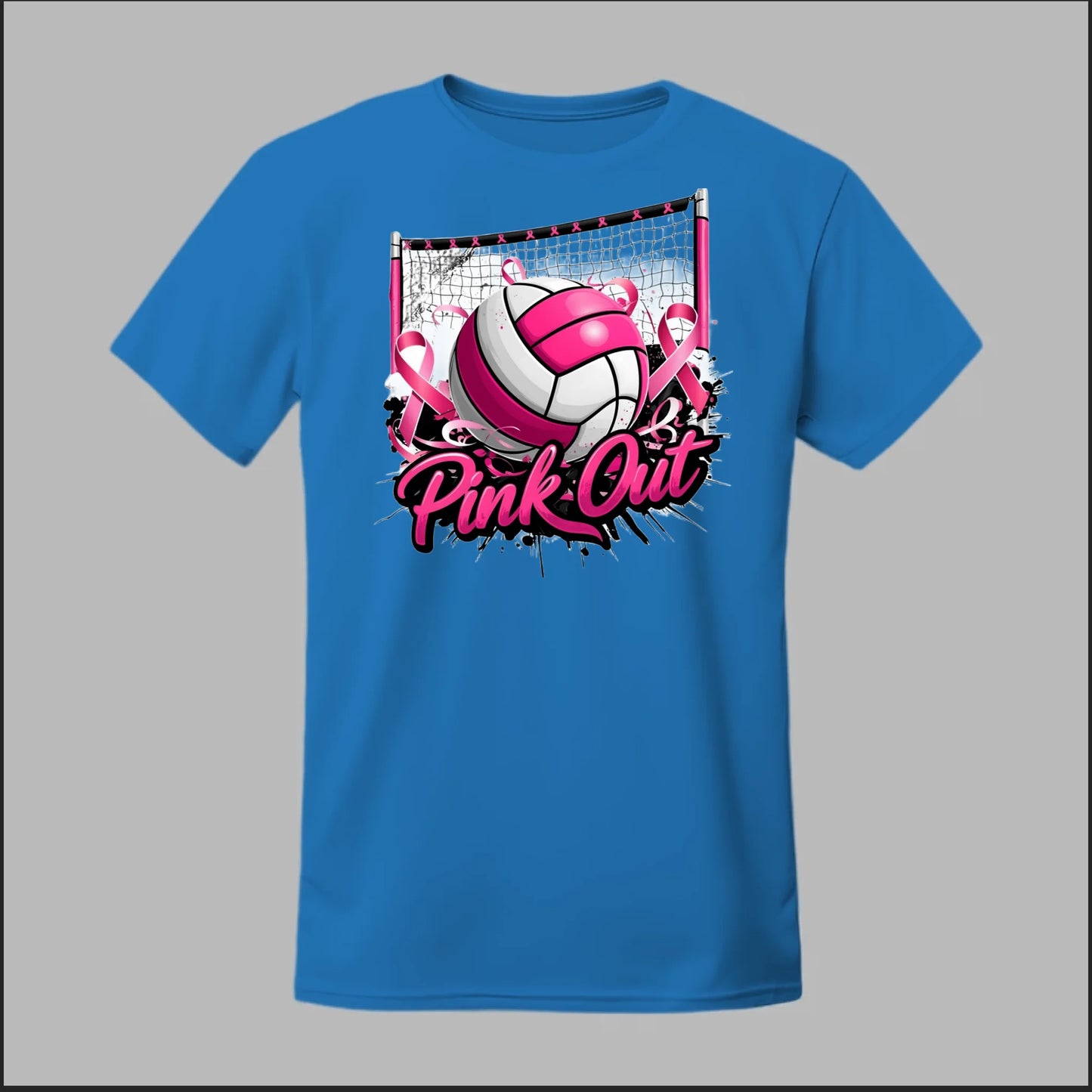 Pink Out Volleyball Tee