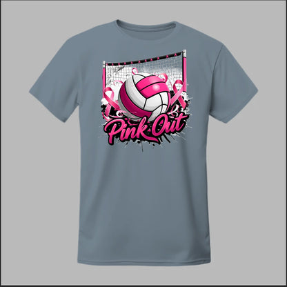 Pink Out Volleyball Tee