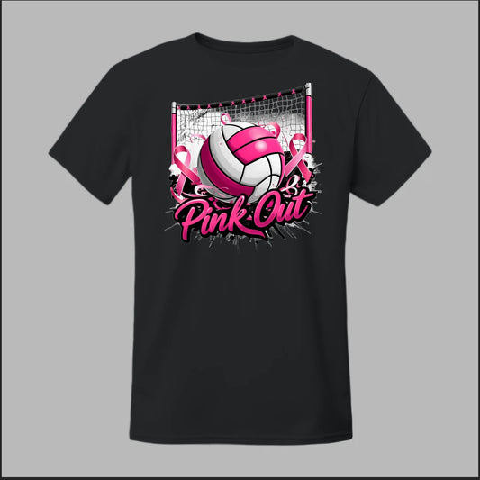 Pink Out Volleyball Tee