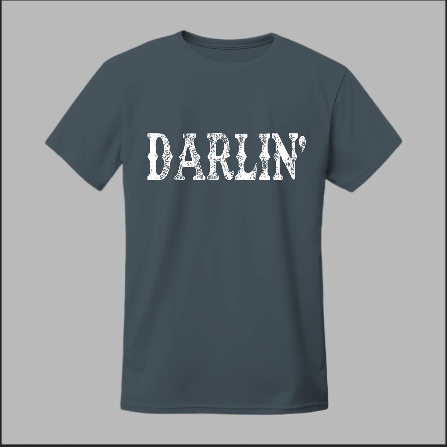 Darlin’ Distressed Western Design Tee