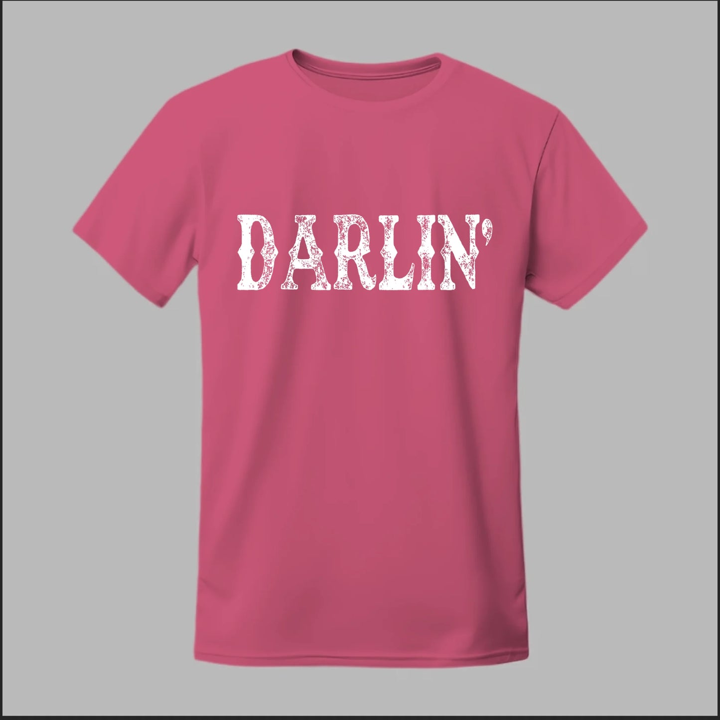 Darlin’ Distressed Western Design Tee