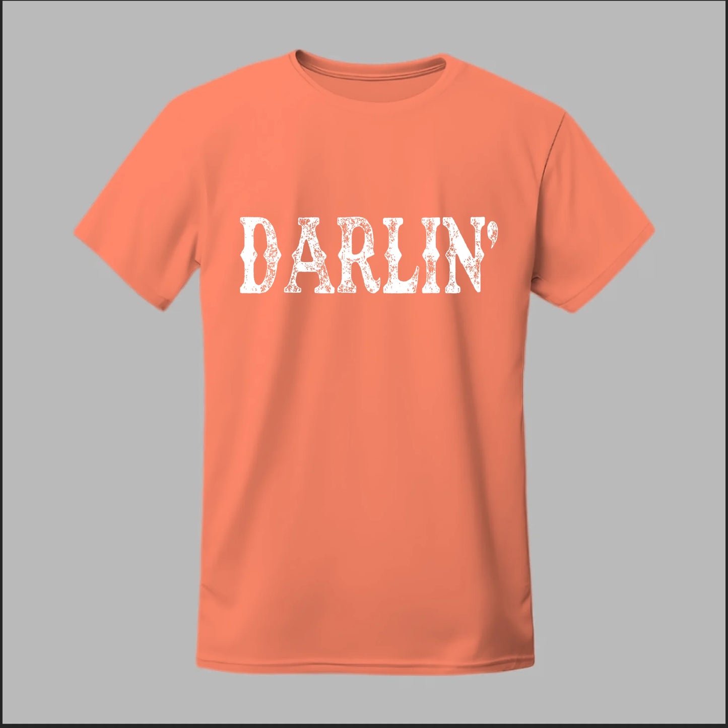 Darlin’ Distressed Western Design Tee