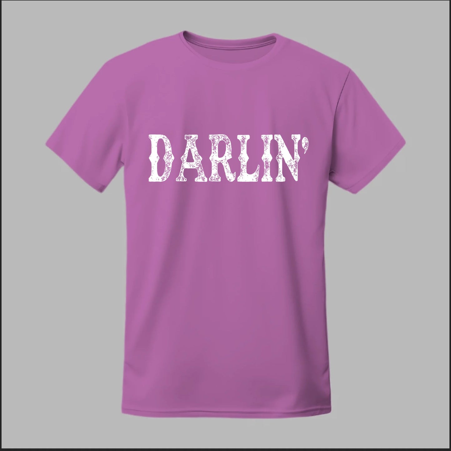 Darlin’ Distressed Western Design Tee