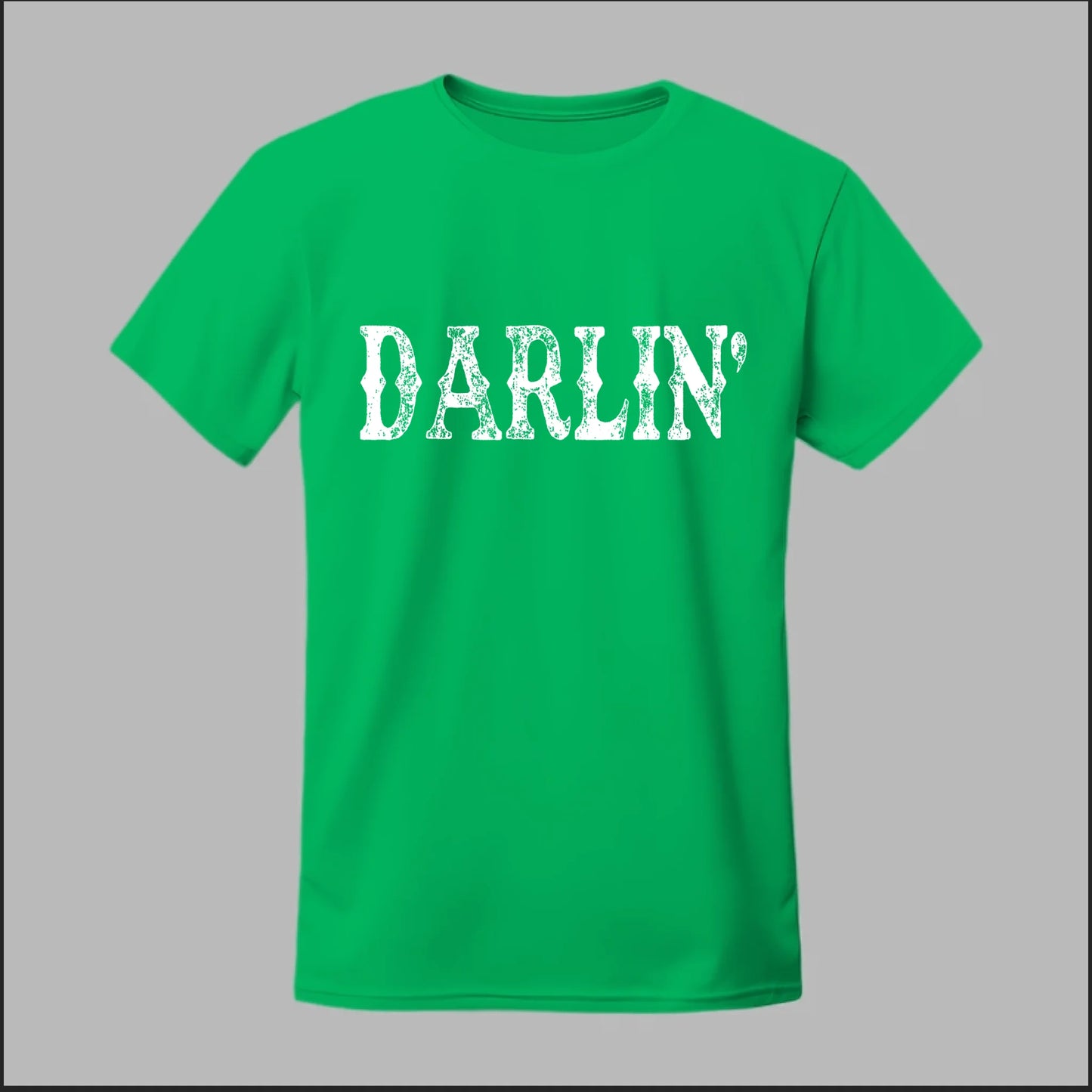 Darlin’ Distressed Western Design Tee