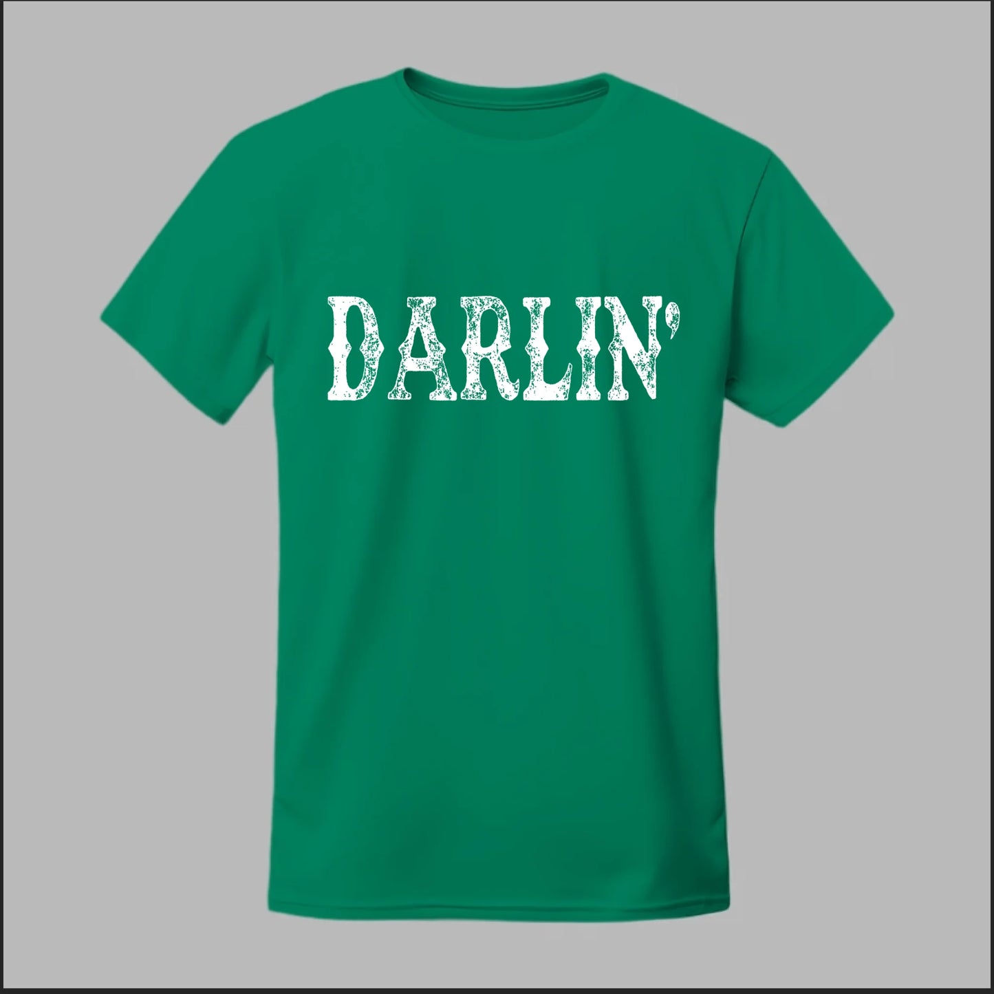 Darlin’ Distressed Western Design Tee