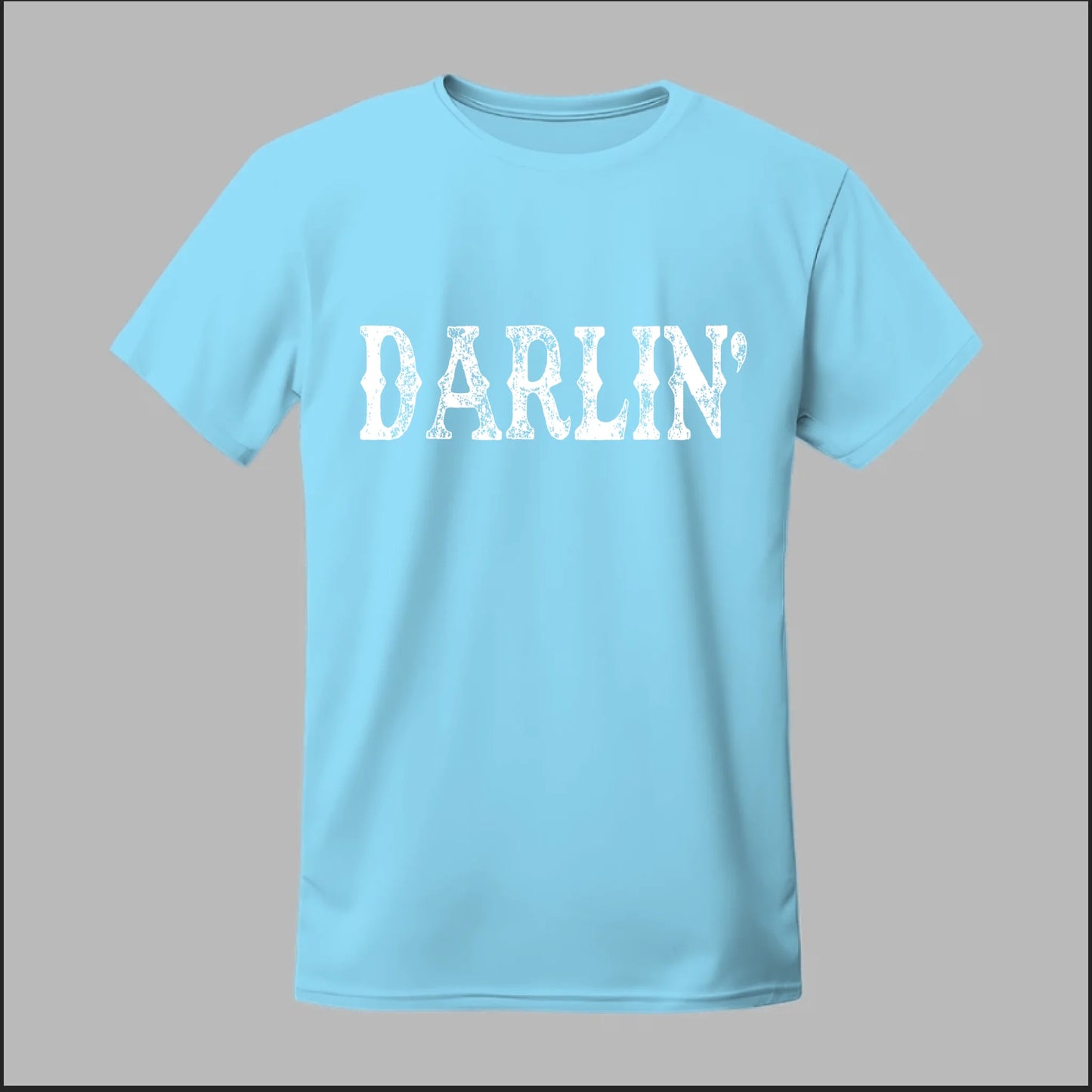 Darlin’ Distressed Western Design Tee