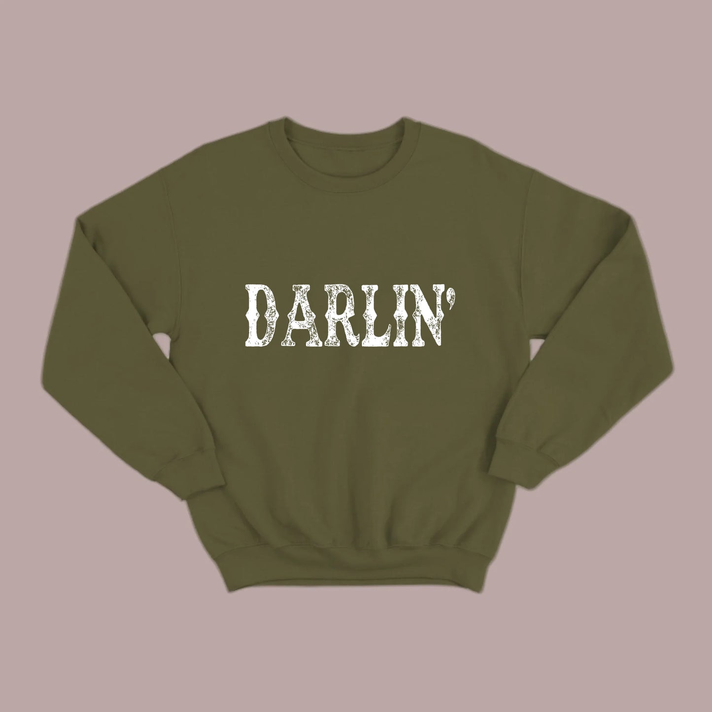 Darlin’ Distressed Western Design Sweatshirt