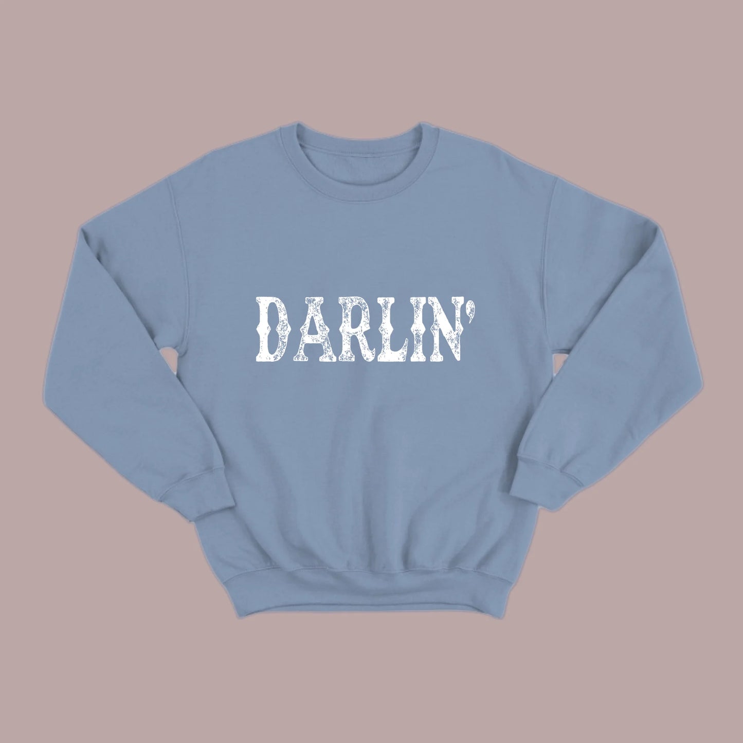 Darlin’ Distressed Western Design Sweatshirt