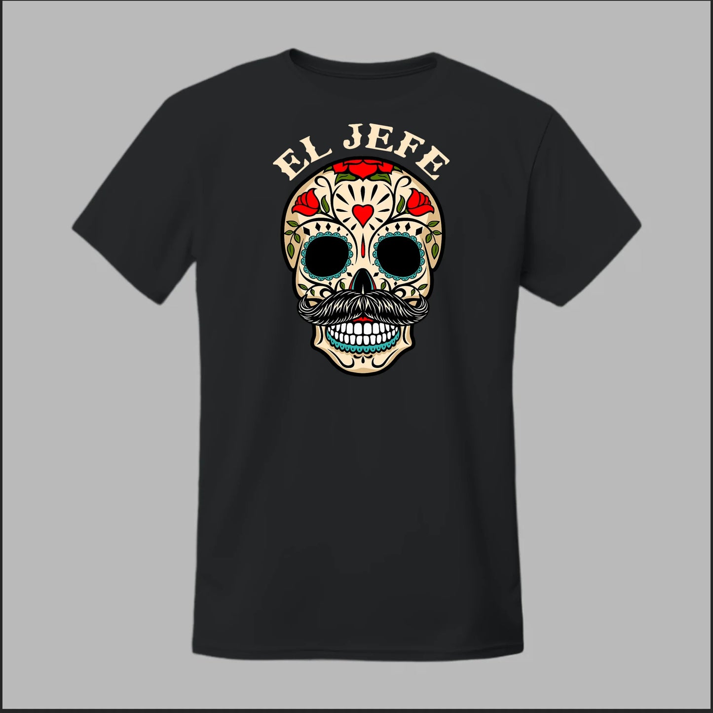 El Jefe Sugar Skull Tee