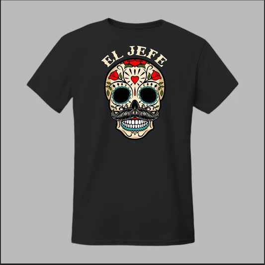 El Jefe Sugar Skull Tee