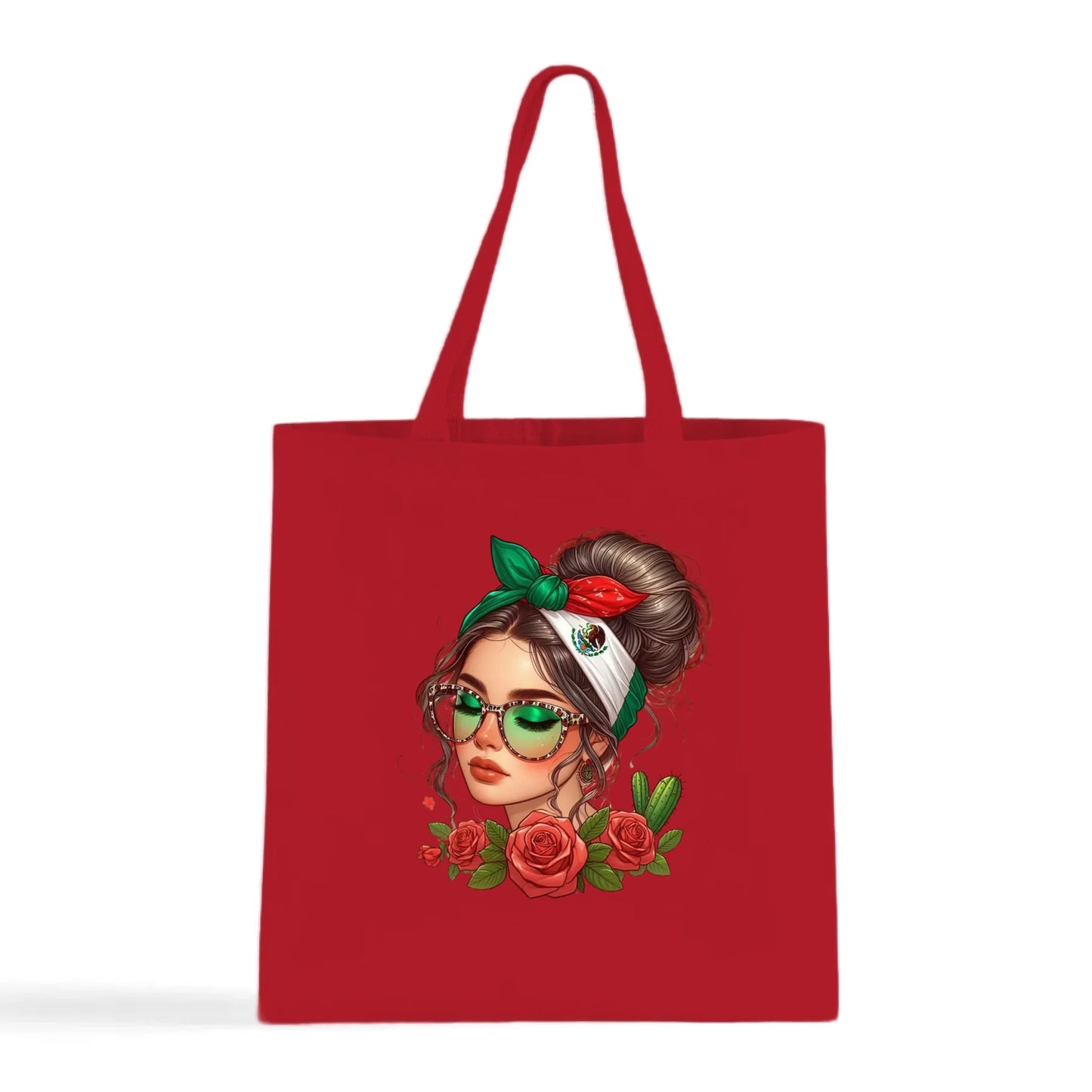 Mexicana Style – Bandana, Roses & Shades Tote Bag