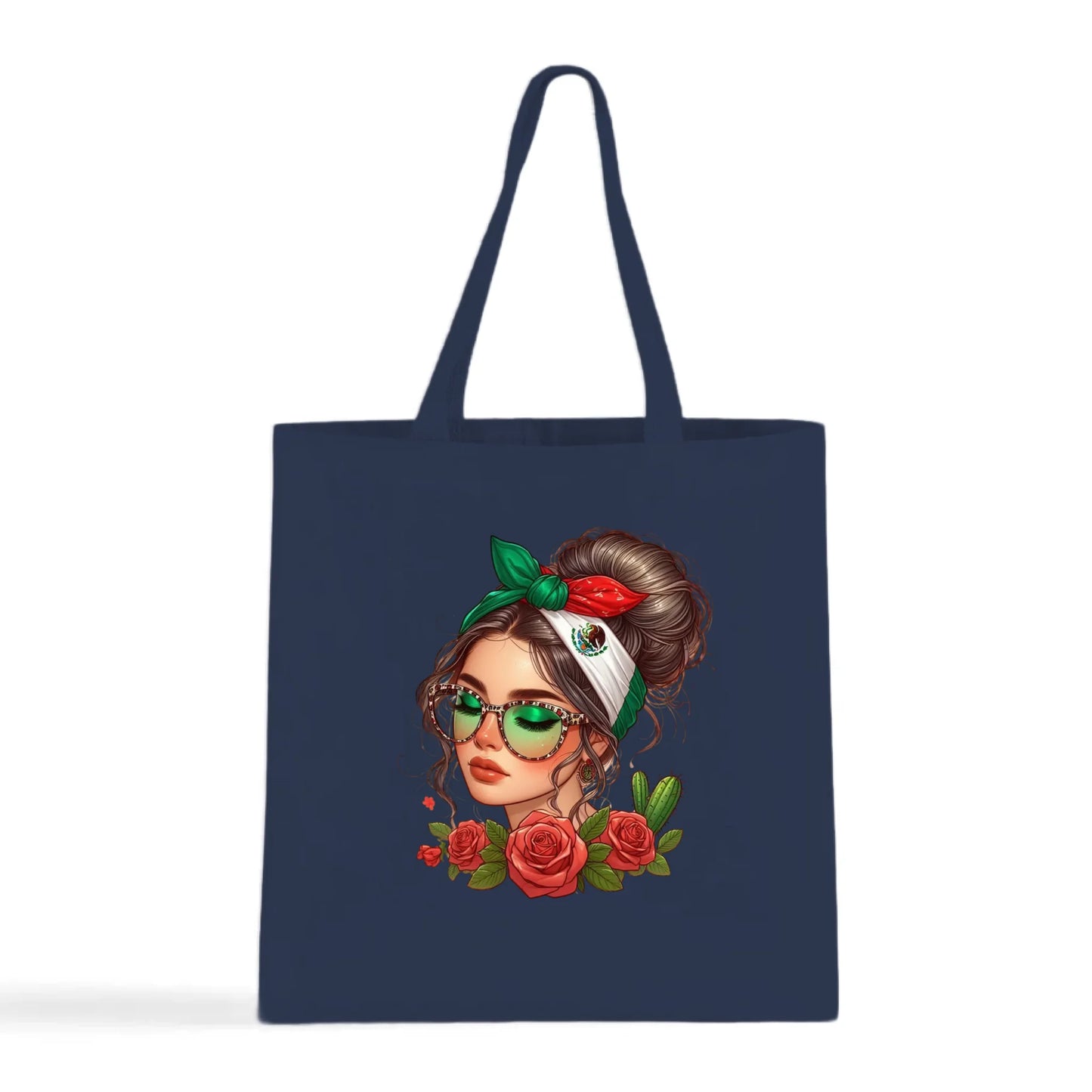 Mexicana Style – Bandana, Roses & Shades Tote Bag