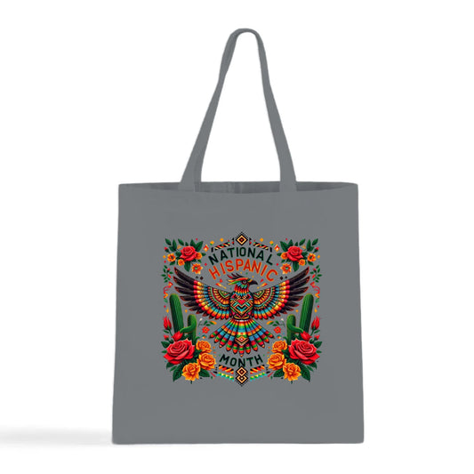 National Hispanic Heritage Month – Aztec Bird & Florals Tote Bag