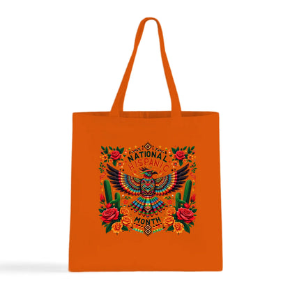 National Hispanic Heritage Month – Aztec Bird & Florals Tote Bag