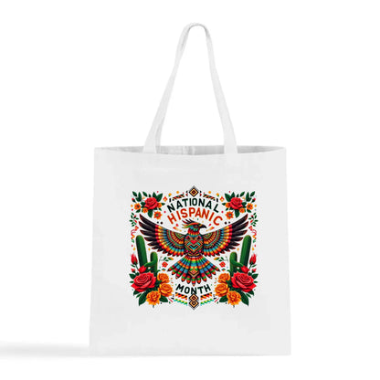 National Hispanic Heritage Month – Aztec Bird & Florals Tote Bag