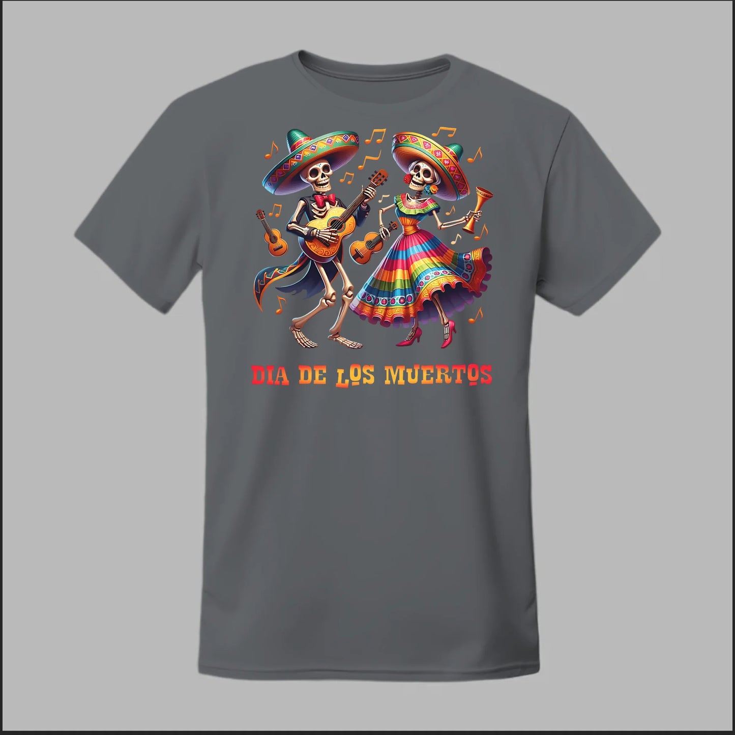 Día de los Muertos Fiesta Skeletons Tee