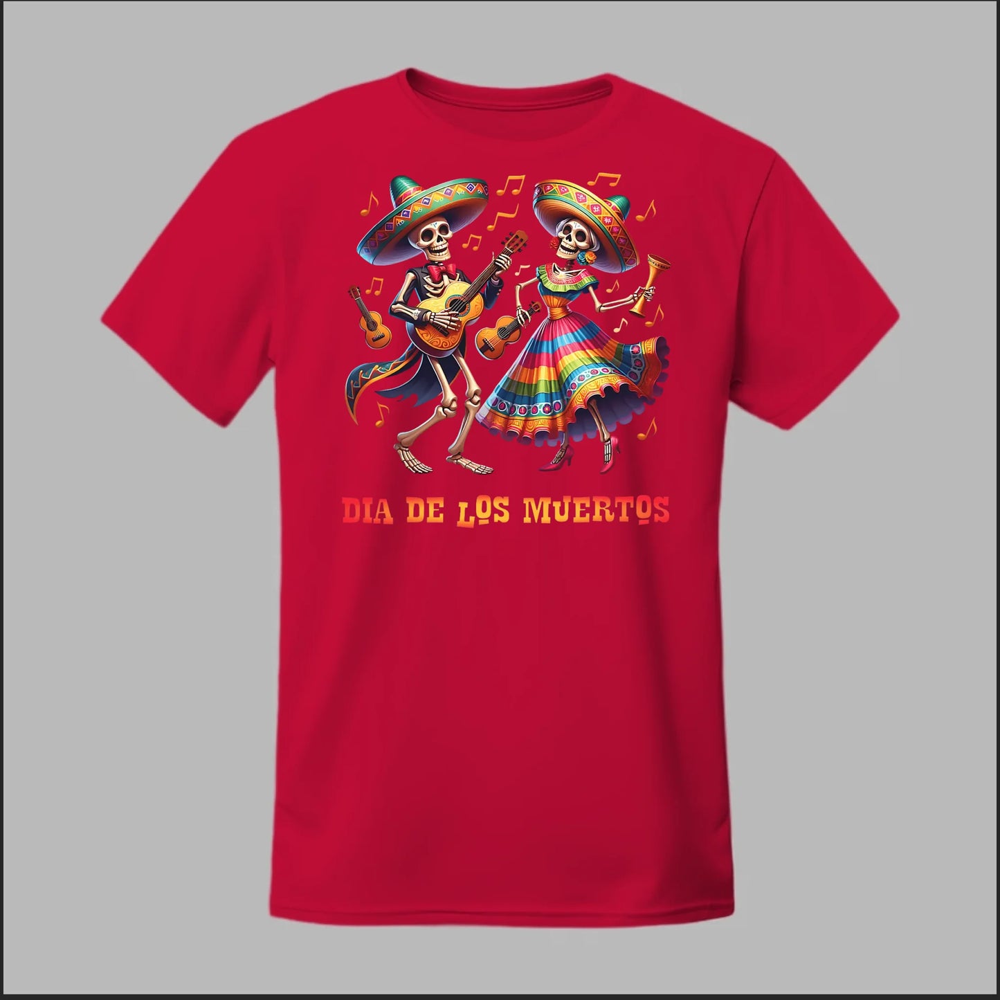 Día de los Muertos Fiesta Skeletons Tee