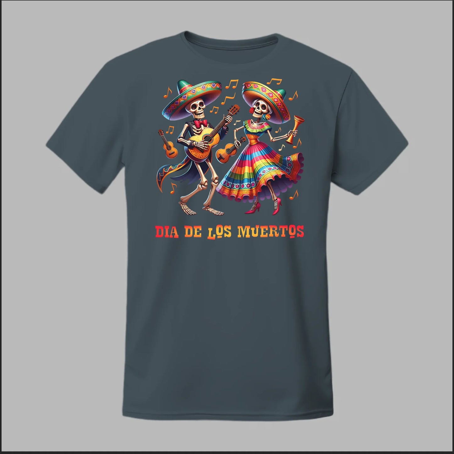 Día de los Muertos Fiesta Skeletons Tee