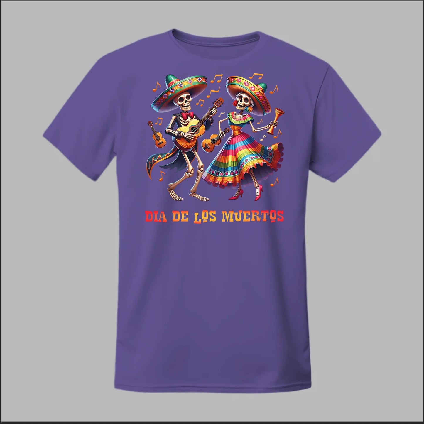 Día de los Muertos Fiesta Skeletons Tee