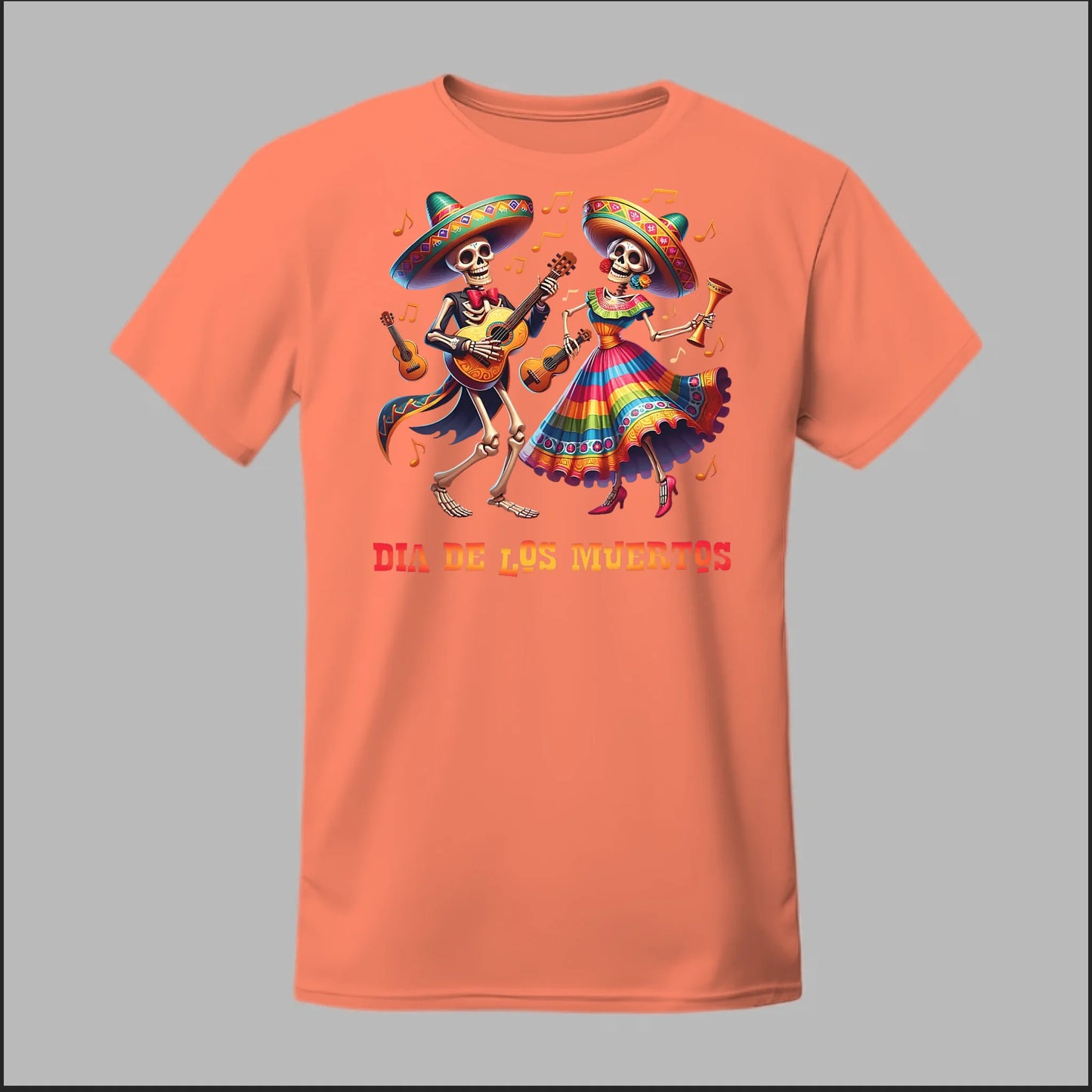 Día de los Muertos Fiesta Skeletons Tee