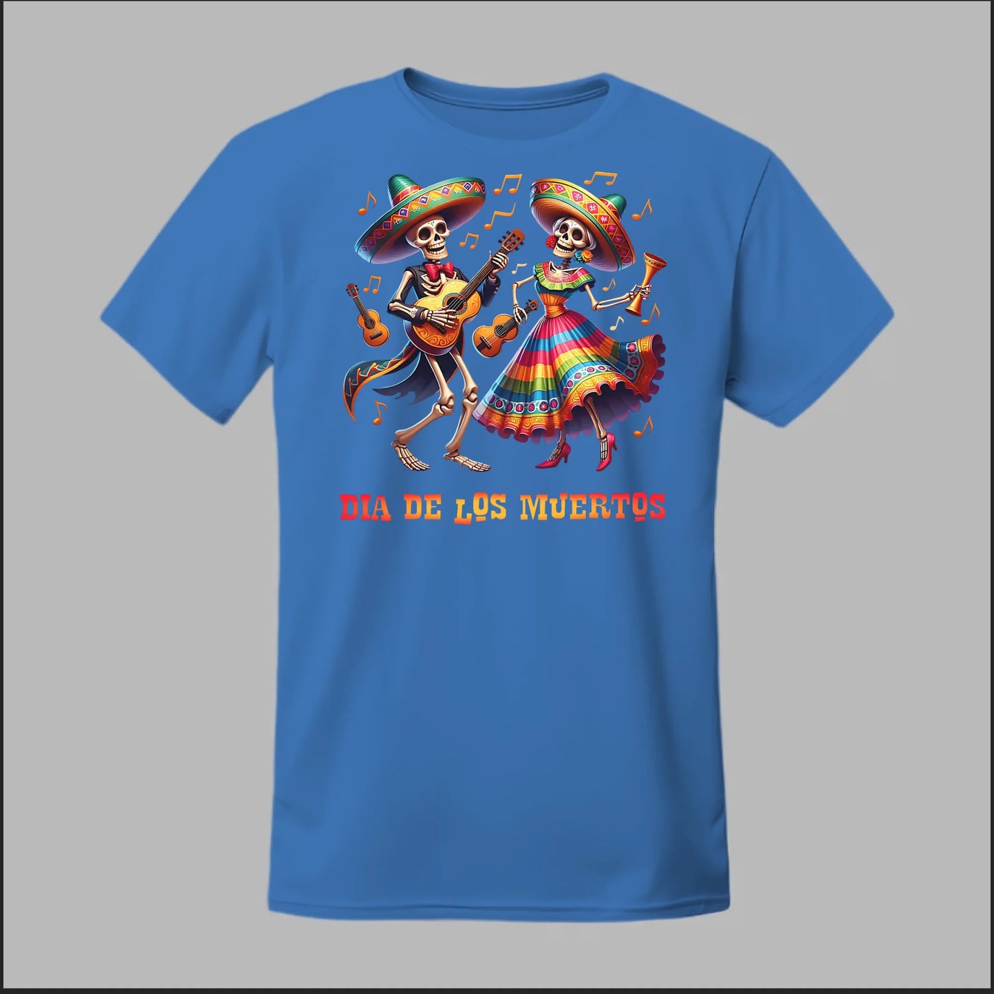 Día de los Muertos Fiesta Skeletons Tee