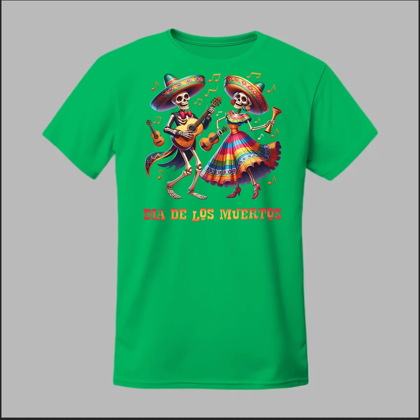 Día de los Muertos Fiesta Skeletons Tee