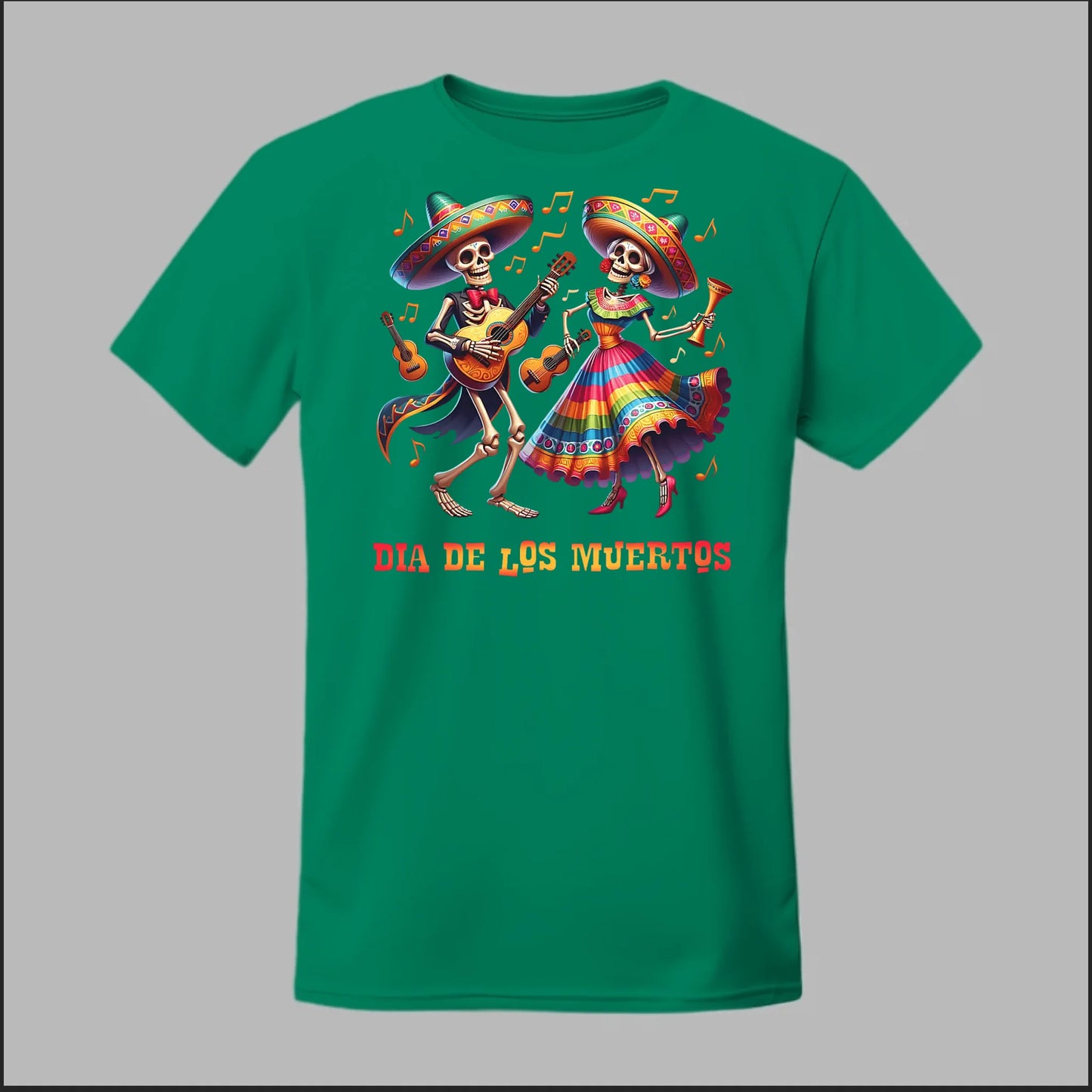 Día de los Muertos Fiesta Skeletons Tee