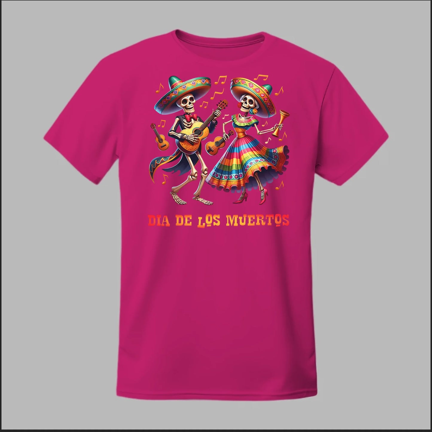 Día de los Muertos Fiesta Skeletons Tee