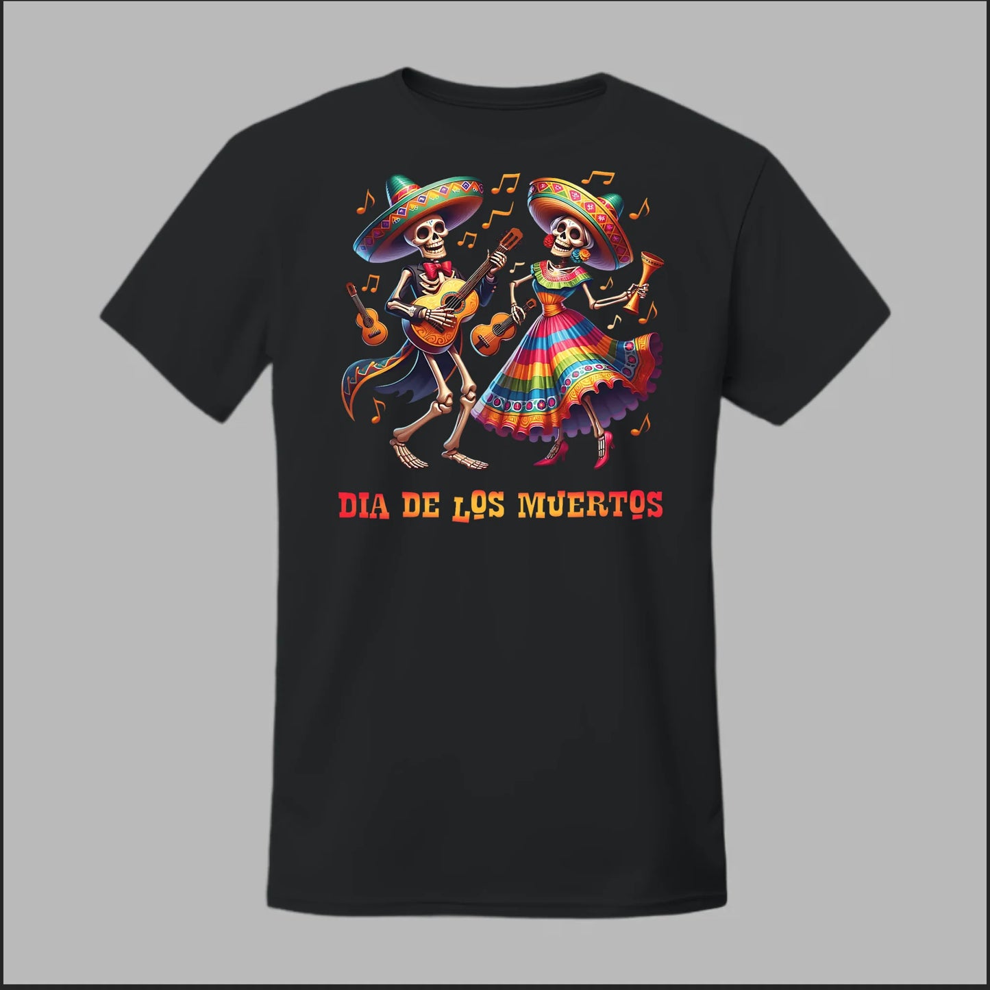 Día de los Muertos Fiesta Skeletons Tee