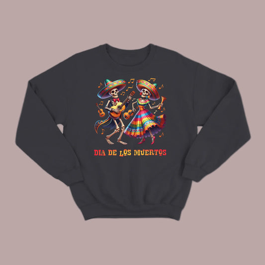 Día de los Muertos Fiesta Skeletons Sweatshirt