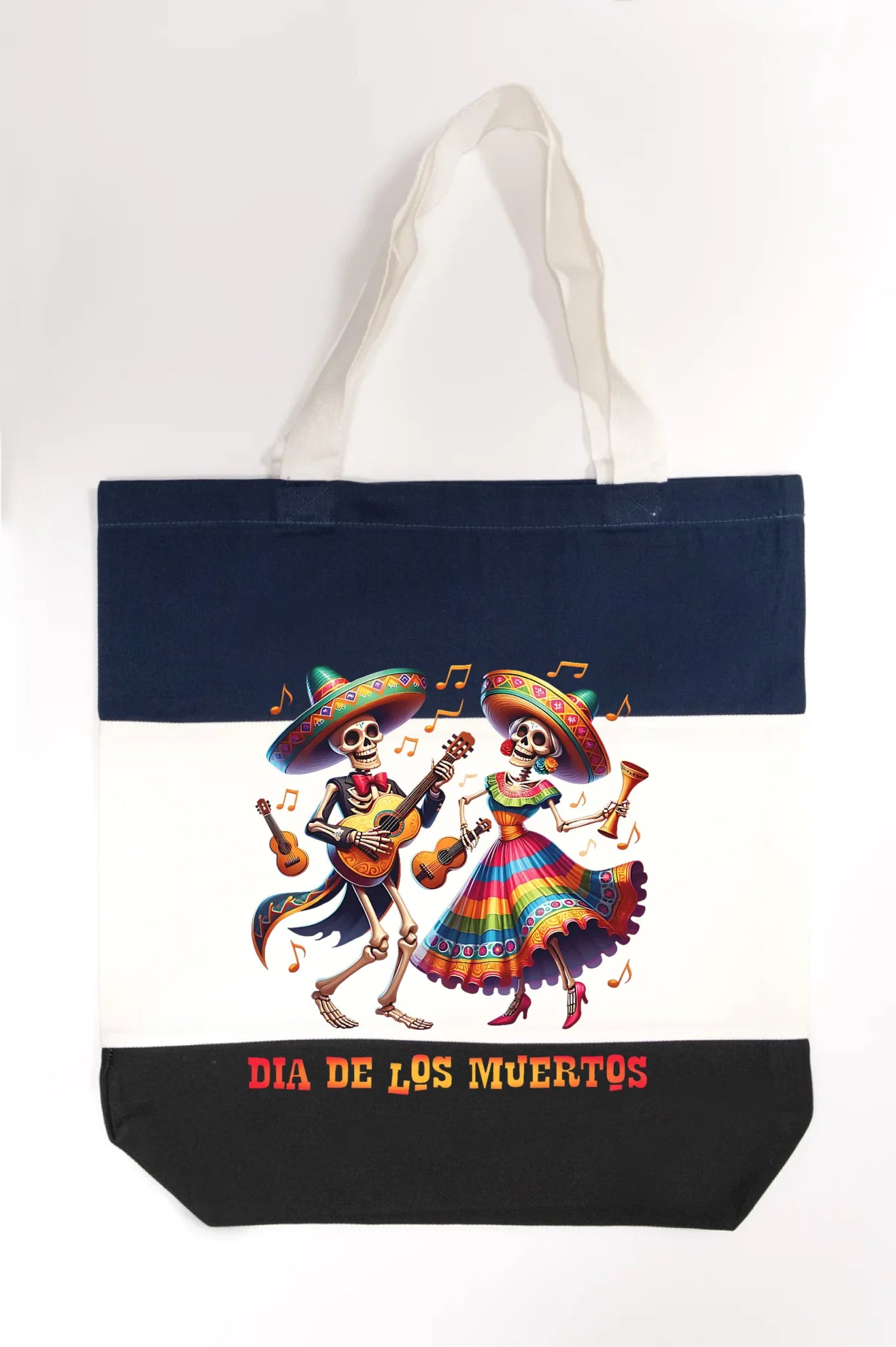 Día de los Muertos Fiesta Skeletons Tote Bag