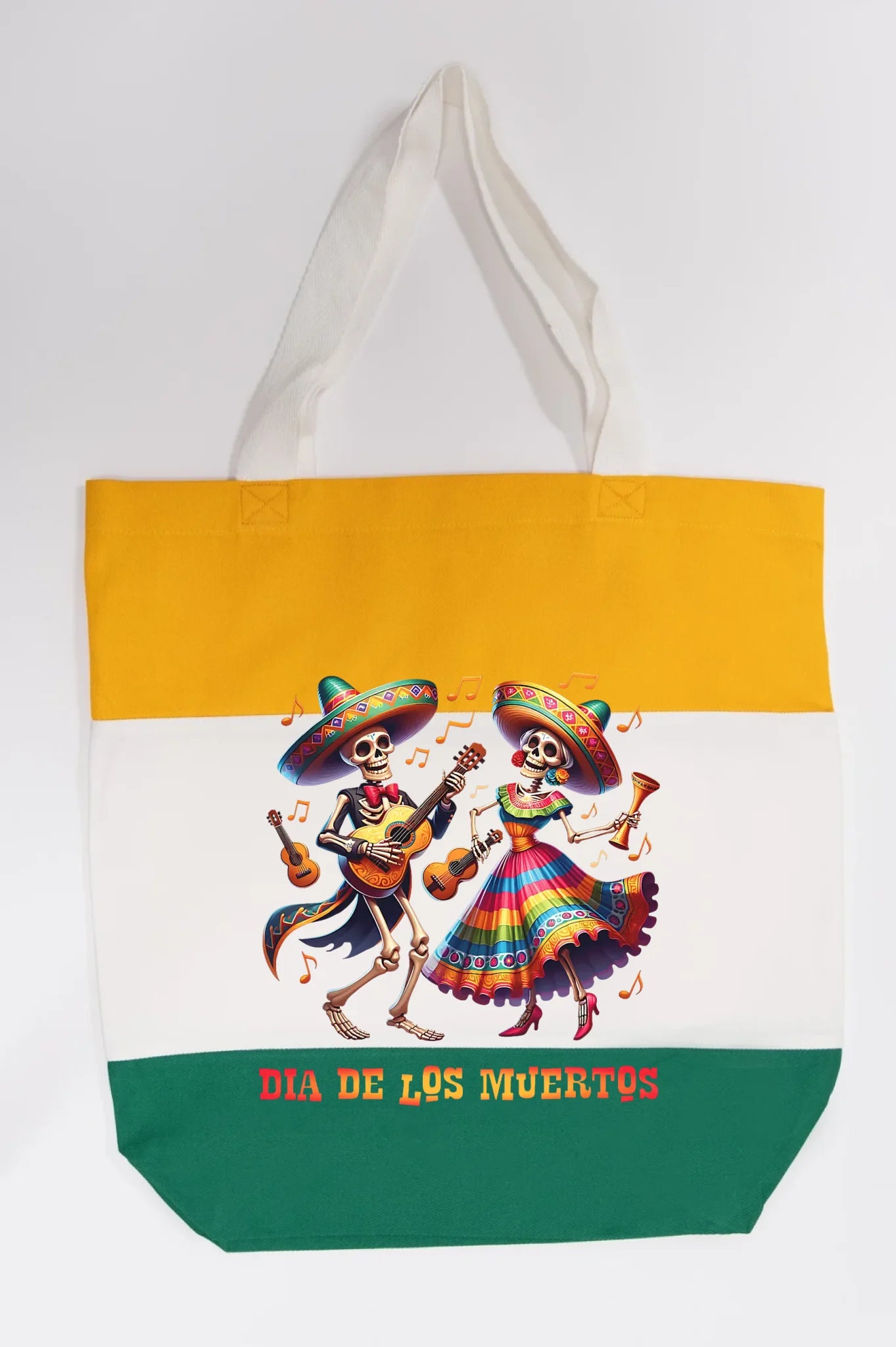 Día de los Muertos Fiesta Skeletons Tote Bag