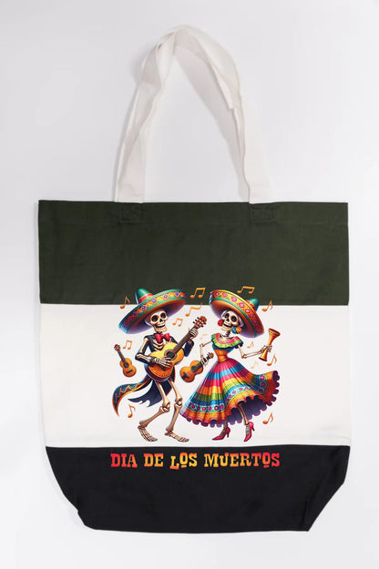 Día de los Muertos Fiesta Skeletons Tote Bag