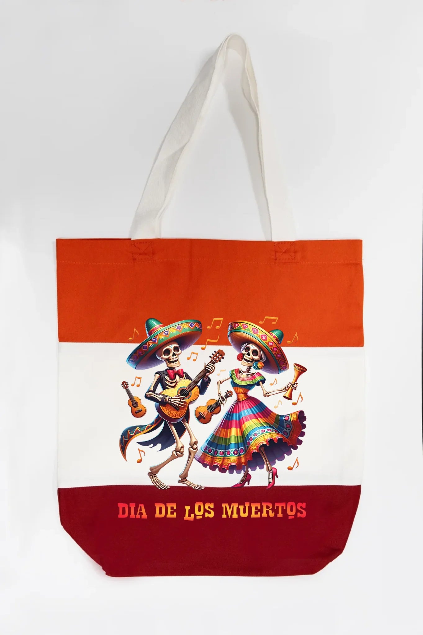 Día de los Muertos Fiesta Skeletons Tote Bag