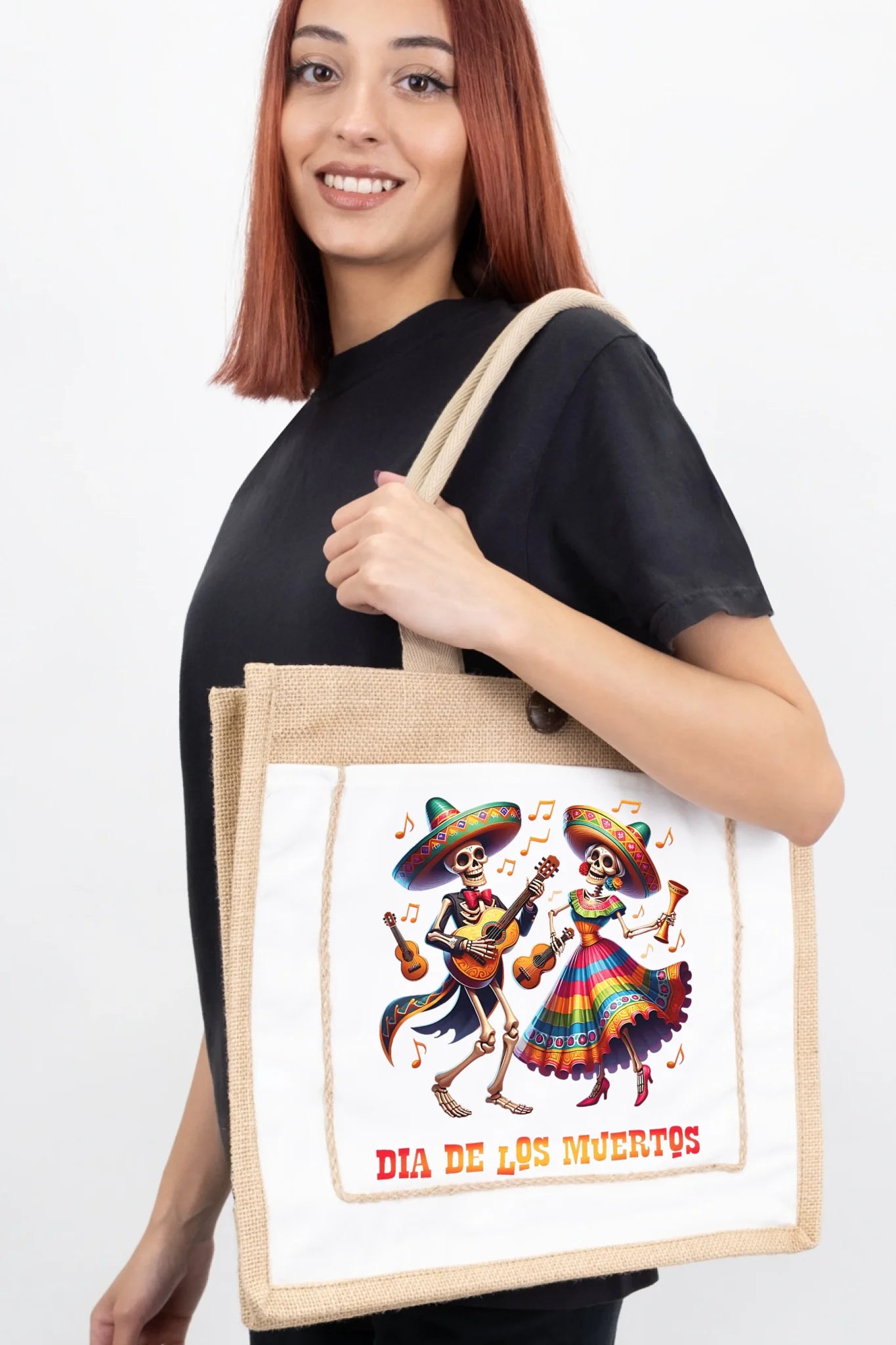 Día de los Muertos Fiesta Skeletons Tote Bag