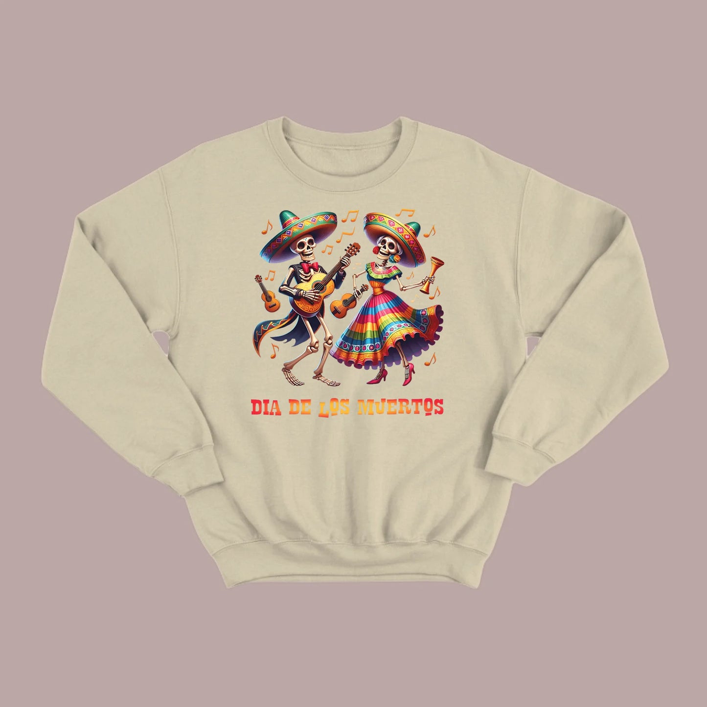 Día de los Muertos Fiesta Skeletons Sweatshirt