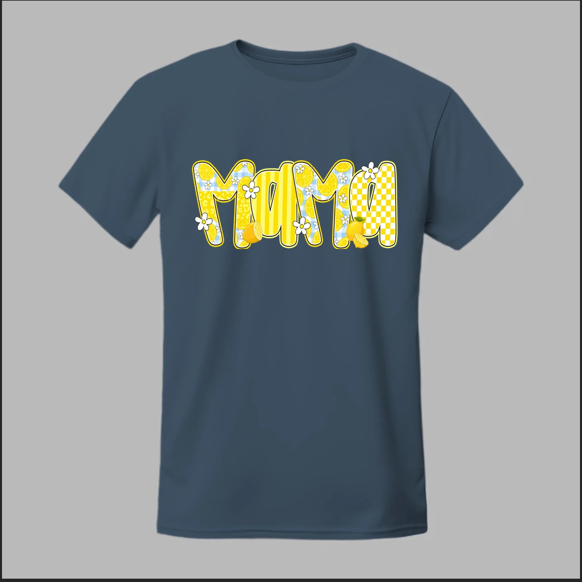 Front Heather Navy