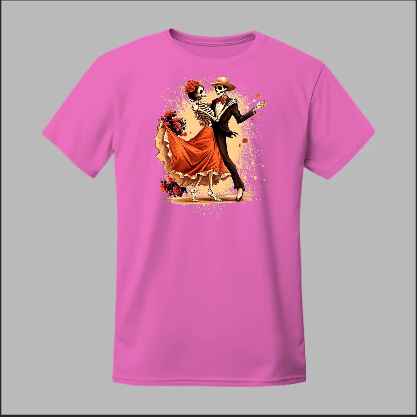 Día de los Muertos Dancing Skeletons Tee
