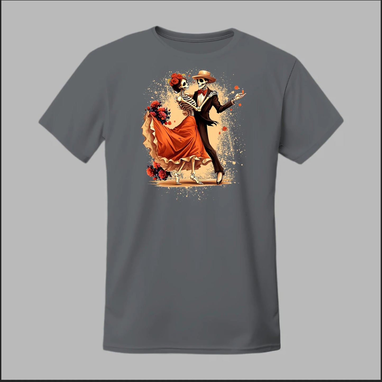 Día de los Muertos Dancing Skeletons Tee