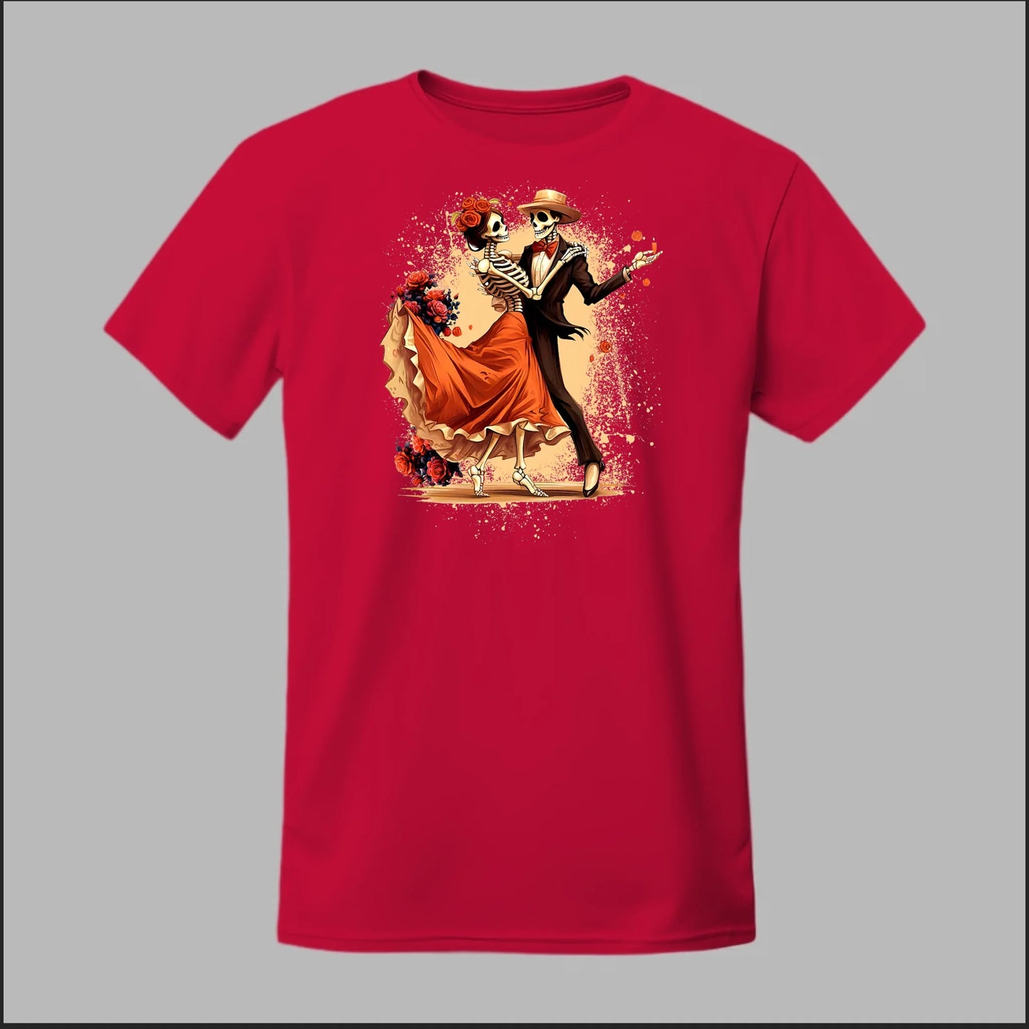 Día de los Muertos Dancing Skeletons Tee