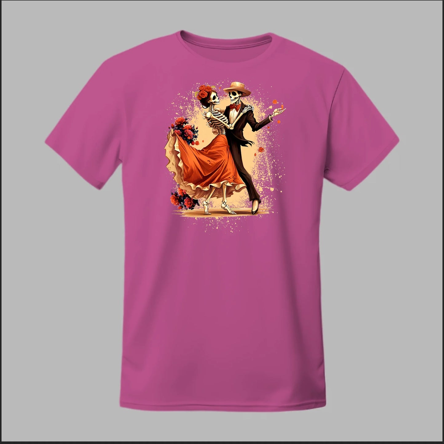 Día de los Muertos Dancing Skeletons Tee