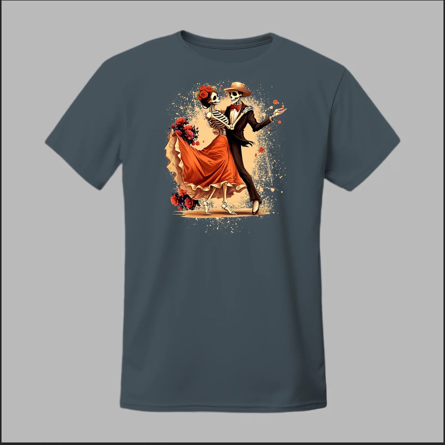 Día de los Muertos Dancing Skeletons Tee
